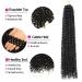 Passion Twist Hair Extensions - 7 Packs of 24-Inch Crochet Hair for Long Bohemian Styles - 1B Color - Yddm Authentic - Buy Online on GoSupps.com