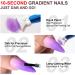  Ongles En Gel Solide - Ensemble Pat Malgel | Manucure De Cours Rapide | Art Pat Color Gradient Manucure Avec ponges Et Gripper En M tal Pour La Maison Les Adultes Les Filles Les Femmes - Buy Online on GoSupps.com