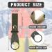 Plabbdpl Nylon Belt Bottle Holder Clips - 2PC Carabiner Keychain Hooks for Water Bottles Ideal for Camping Hiking & Fishing - Buy Online on GoSupps.com