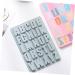 ABOOFAN 1pc 26 Alphabet Silicone Mold Silicone Tray Cookie Baking Mold Chocolate Baking Utensils Blue 27.2X18.2X1.3CM - Buy Online on GoSupps.com