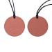 Ten Leaves Terracotta Clay Diffuser Pendant for Essential Oils (Hand-made Kiln-fired Pine Star) (Pack of 2)