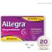 Buy Allegra Allergy Tablets 2 x 20 pcs - Fast 24-Hour Relief from Hay Fever & Allergies | Antihistamine with Bilastin - Buy Online on GoSupps.com