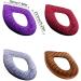 Soft Washable Toilet Seat Cover with Zipper - Grey | Eioflia - Buy Online on GoSupps.com