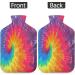 Colorful 2L Heat Bottle with Batik Cover - Pain Relief & Bed Heating | Abstract Art Design - Buy Online on GoSupps.com