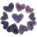 Natural Crystal Rough Balance Rough Uruguay Heart Shaped Amethyst geode Cluster Crystals Stones Natural Crystal Clusters Lucky Stone Crystal 3-5cm - Buy Online on GoSupps.com
