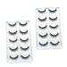 minkissy 10 Pairs Fake Eyelashes 5d Magnetic Eyelashes Reusable Flase Lash Cosplay Lashes Short Fake Eye Lashes Stick on Eyelashes False Lashes Faux Lashes Miss Chemical Fiber Natural