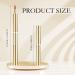 Arqumi Retractable Lip Brush Set - Portable Travel Lip Liner Applicators for Women & Girls, Lightweight Design with Protective Lid - 2PCS Black & Gold - Buy Online on GoSupps.com