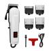 Razors 2023 New Electric Hair Clipper Rechargeable Trimmer Men's Electric Shaver with LCD Display Wireless Beard Trimmer White
