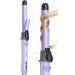 Wavytalk Rotating Curling Iron 1 Inch Automatic Curling Iron Get Effortless Waves Rotating Curling Iron up to 430 with Home Button Purple