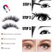 Magnetic Eyeliner and Lashes Magnetic Eyeliner Kit Natural Full Eye Magnet Eyelashes 5 Magnets Ultra-thin Reusable with Stainless Steel Tweezers (5 pairs) (Black) - Buy Online on GoSupps.com