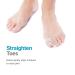 NatraCure 2 Advanced Gel Toe Separators & Spreader/Spacers - Pain Relief for Calluses Blisters Bunions & Hammer Toes - Size S/M - 1 Pair - International Shipping Available - Buy Online on GoSupps.com