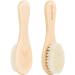 GREENTH PRO Baby Hair Brush and Comb Set - Natural Lotus Wood with Soft Goat Bristles - Ideal for Newborns & Toddlers - Buy Online on GoSupps.com