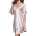 Shop RioU Families Christmas Sweater Set: Women's Satin Nightgown & Lace Sleep Dress - Perfect Holiday Sleepwear - Buy Online on GoSupps.com