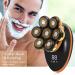 Buy 5 in 1 7D Rechargeable Head Shaver for Men - Golden Electric Razor Kit with USB & LED Display for Beard Ear Nose Hair Trimming - International Shipping Available - Buy Online on GoSupps.com