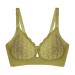 SHINEHUA Bralette Soft Padded Bralette Women's Bras Comfortable Green XXL