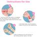 ACWOO Motion Sickness Wristbands - 2 Pairs Anti-Nausea Bands for Kids & Adults | Car & Sea Sickness Relief | Pink & White - Buy Online on GoSupps.com