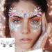 Bomine Mermaid Face Gems - Crystal Festival Rave Face Stickers | Temporary Tattoos for Women & Girls | 2 Sets - Buy Online on GoSupps.com