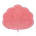 TRITAM Wall-Mounted Hands-Free Back and Foot Scrubber with Suction Cups - Deep Clean and Exfoliate in The Shower Pink Durable Easy to Use 30 X 25.5cm