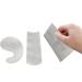 DCT Carbon Steel Scraper 3-Piece Set - Rectangular, Concave, Convex, Gooseneck Curved Wood Cabinet Scrapers - Buy Online on GoSupps.com