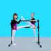 Akyate Portable Ballet Barre - Black | Lightweight & Adjustable - Buy Online on GoSupps.com