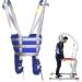 Standing Aids Full Body Transfer Belt Strap Patient Walking Sling Soft Patient Lift Slings Adjustable Handicap Lift Aid Straps for Transfer Paralyzed Patients Full Body Lifting Standing Aids M