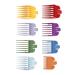 Sizes Guide Comb Set for Hair Clippers - Hair Cutting Combs with Base | International Shipping Available - Buy Online on GoSupps.com