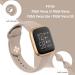 Oumida Fitbit Versa 2 & Versa Silicone Bracelet - Classic Sports Replacement in Milk Tea Color for Men & Women - Buy Online on GoSupps.com