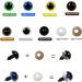 TOAOB 140pcs 12mm Colorful Plastic Safety Eyes with Washers - Ideal for Stuffed Animals, Amigurumis, Crochet Bears, Dolls - Buy Online on GoSupps.com