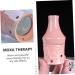 Beavorty Peach Blossom Moxibustion Ceramic Bottle - Smoke-Free Moxa Tank & Chinese Massage Tools - Roller Massager & Gua Sha Cup in Pink Fabric Box - Buy Online on GoSupps.com