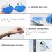 Hioph Magnetic Window Cleaner for 3-8MM single Layer Windows Double-Sided Window Cleaning Tool Household Cleaning Tools Anti Drop Scratch Free and Water Storage - Buy Online on GoSupps.com