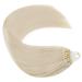 Ugeat Real Hair Extensions - White Blonde Microring #60A 55cm Micro Loop 50 Strands 50g | Premium Quality International Shipping - Buy Online on GoSupps.com