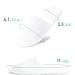 AhFulife Spa Slippers for Hotel & Travel - 10 Pairs of Closed-Toe White Slippers for Men & Women (Size 8-9.5 US) - Buy Online on GoSupps.com