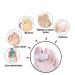 Feifanshop Silicone Toe Spreader - 4 Piece Hallux Valgus Corrector Universal Size Gel Toe Separator with 2 Loops - Buy Online on GoSupps.com