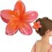 Hawaiian Flower Hair Clip Flower Claw Plumeria Hair Clip | Colorful Flower Hair Clips for Girls Ladies to Claw Thick Hair & Thin Hair Swan-ca Red - Buy Online on GoSupps.com