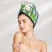 Cartoon Cactus Hair Towel Wrap - Quick Drying Turban with Button for Effortless Hair Drying - Buy Online on GoSupps.com