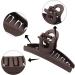 JOYOYO 4 Pcs Natural Colors Hair Claw Clips for Women - Strong Hold, Non-slip Design - Large Size 4.3 Inch - Sine Moon - Buy Online on GoSupps.com