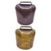 Milisten 2pcs Cow Horse Sheep Grazing Copper Bells Metal Cattle Bells Sheep Bell Pet Collar Ornament Farm Animal Loud Bronze Bell Pet Anti- Theft Accessories Bell Size L 3X3.4CM