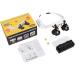 SDADS Headband Magnifier Eye Loupes Eyeglass Style Hands-Free Magnifying Glass Multiple Magnifications with Warm and Cool LED Lights - Buy Online on GoSupps.com