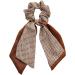 scicent Scrunchies for Girls 5 Pieces Hair Scarf Elegant Hair Ties Satin Bow Hair Bands Printed Floral Hair Ribbon Silk Bowknot Elastic Bands for Women Holiday Scrunchy - 24017 - Buy Online on GoSupps.com