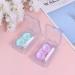 EXCEART 2-Piece Contact Lens Kit - Travel Case with Tweezers & Solution Bottle for Women & Girls - Blue & Purple - Buy Online on GoSupps.com