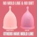 Adorable Pink Menstrual Starter Kit | Comfortable Reusable Menstrual Cup with Travel Storage Bag (S Pink) - Shop Now - Buy Online on GoSupps.com