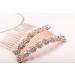Letshopping High-grade Alloy Diamond Tiara Comb Hair Accessories Hair Fork(2pc)