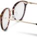 Navaris Retro Glasses without Prescription - Vintage 50s Nerd Style for Men & Women - Brown Metal Frames Ideal for Computer Use - Buy Online on GoSupps.com