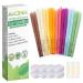 Aucenix Ear Candles All Natural Ear Candles Beeswax Candles Ear Candle For Cleaning Ear Cleaner with 8 Protective Discs 8 Colors