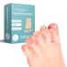 Toe Separators for Women Men 2 Pairs Toe Spacers Bunion Corrector to Correct Bunions Toe Silicone Straightener Stretcher Spreaders for Curled Toes (Beige)