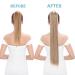 Buy S-Noilite Clip-In Hair Extensions - Realistic Braid Ponytail 58cm Ash Blonde Mix & Bleach Blonde - Perfect for Natural Looks! - Buy Online on GoSupps.com