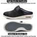 Women's Diabetic Slippers - Wide Width Walking Shoes 9 X-Wide Gray - Adjustable Closures for Edema, Plantar Fasciitis, Bunions, Arthritis, Swollen Feet - Buy Online on GoSupps.com