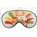 LynaRei Watercolor Autumn Bear Sleeping Mask - Adjustable Strap, Soft Eye Cover for Blocking Out Light - Fall Animal Leaves Design - Buy Online on GoSupps.com