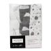 Meyco Muslin Diaper Set of 3 - 70x70 cm Feather Cloud Dots Grey-White | International Shipping Available - Buy Online on GoSupps.com