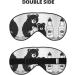 Buy Cute Milk Bottle Bear Eye Mask - Soft Elastic & Adjustable Sleep Mask for Men & Women | Comfortable Nighttime Eye Cover - Buy Online on GoSupps.com